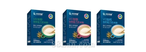 米科特膳VC加铁、VD高钙、VB高锌盒装营养配方米粉  OEM贴牌代工定制