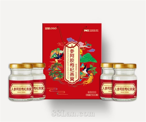 人参阿胶枸杞燕窝