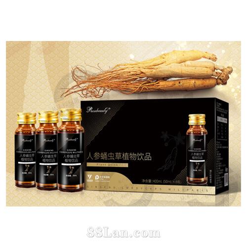 人参蛹虫草植物饮品