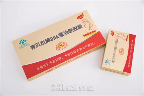 育贝定DHA藻油软胶囊，孕妇DHA，蓝帽DHA