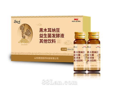 黑木耳纳豆益生菌发酵液