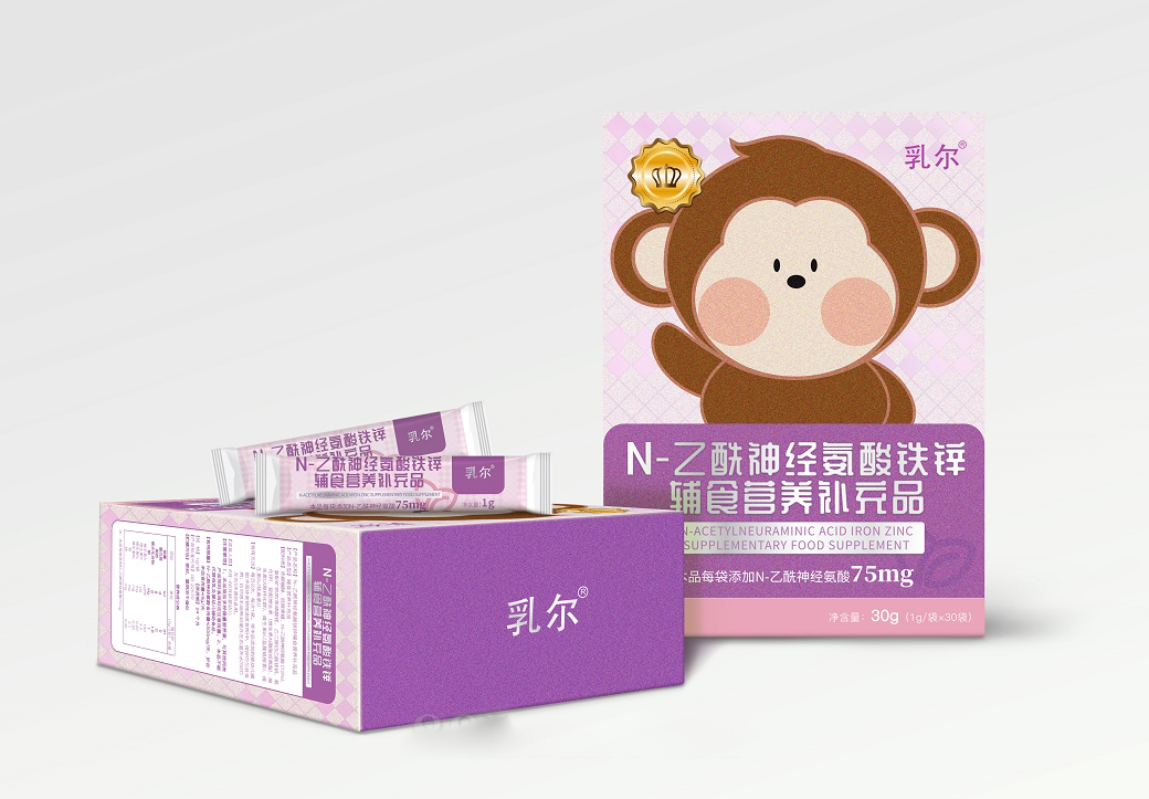 N-乙酰神经氨酸铁锌辅食营养补充品