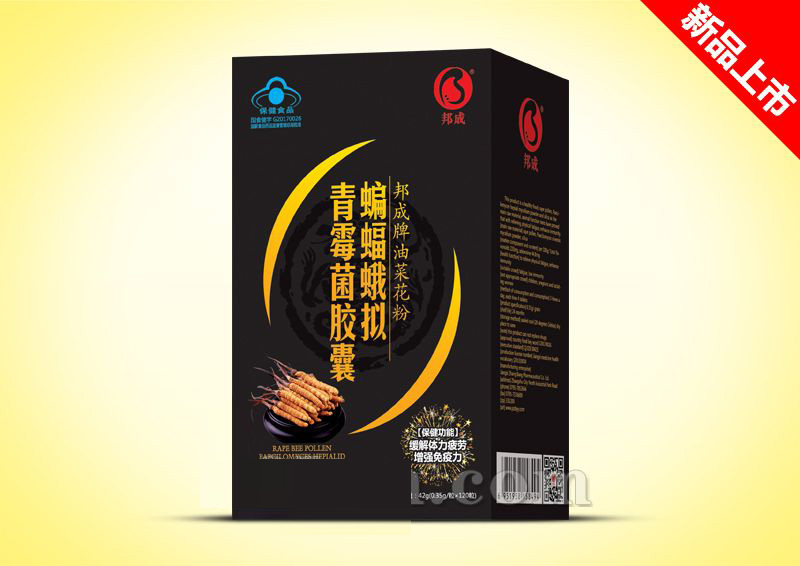 邦成牌油菜花粉 蝙蝠蛾拟青霉菌胶囊